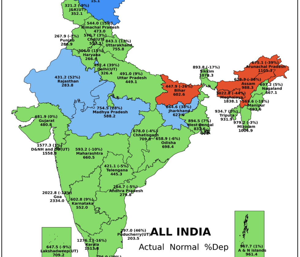 Weekly South-West Monsoon Report – 12th Aug 2025